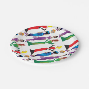 Assiettes En Carton Plaques de papier nocturne pour dames