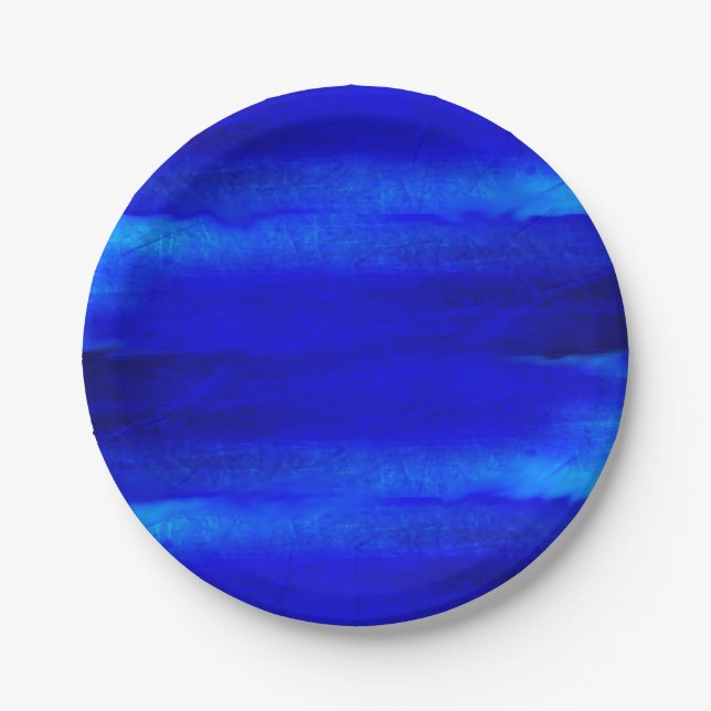 Assiettes En Carton Plaques de papier Ocean Blue Beach (Devant)