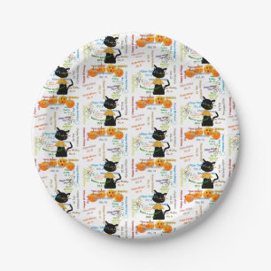 Assiettes En Carton Plaques de papier Octobre, 31 Anniversaire