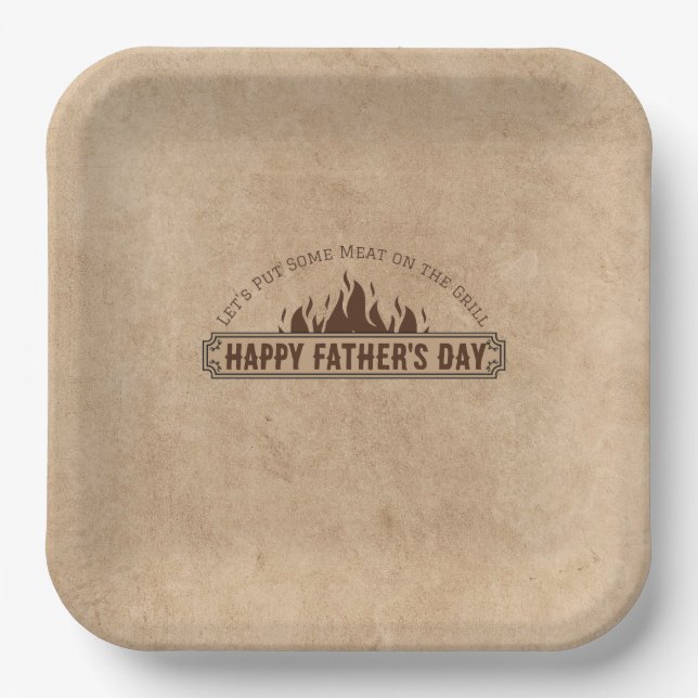 Assiettes En Carton Plaques de papier personnalisées BBQ Pour toute oc (Recto)