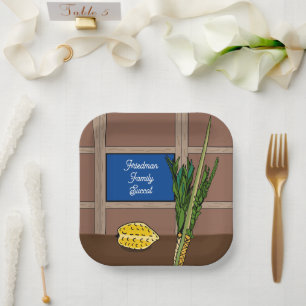 Assiettes En Carton Plaques de papier personnalisées Succot