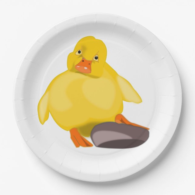 Assiettes En Carton Plaques de papier pour canard amusant - personnali (Devant)