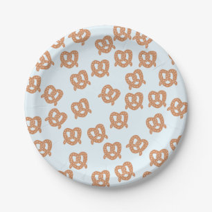 Assiettes En Carton Plaques de papier Pretzel amusantes