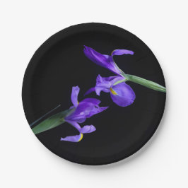 Assiettes En Carton Plaques de papier rond Iris doubles