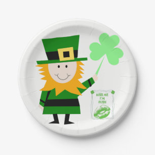 Assiettes En Carton Plaques de papier Saint Patrick's Day