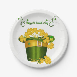 Assiettes En Carton Plaques de papier Saint Patrick's Day