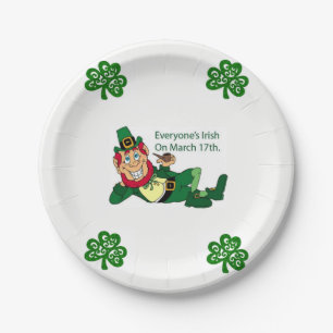 Assiettes En Carton Plaques de papier Saint Patrick's Day