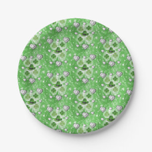 Assiettes En Carton Plaques de papier Saint Patrick's Day