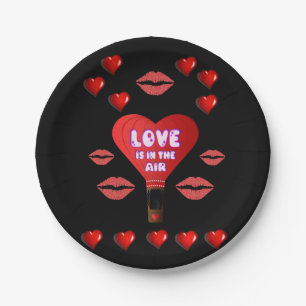 Assiettes En Carton Plaques de papier Saint-Valentin