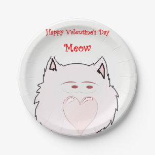Assiettes En Carton Plaques de papier Saint-Valentin