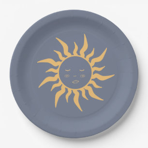 Assiettes En Carton Plaques de papier Sun Baby shower
