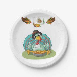 Assiettes En Carton Plaques de papier Thanksgiving