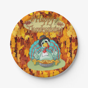 Assiettes En Carton Plaques de papier Thanksgiving