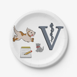 Assiettes En Carton Plaques de papier Vétérinaire
