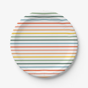 Assiettes En Carton Plaques en papier arc-en-ciel