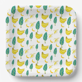 Assiettes En Carton Plaques en papier bananier