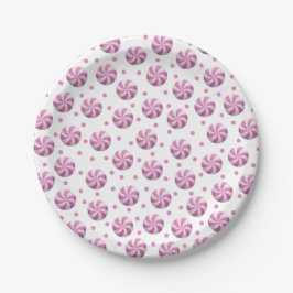 Assiettes En Carton Plaques en papier bonbon rose menthe rose