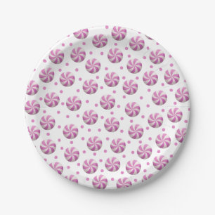 Assiettes En Carton Plaques en papier bonbon rose menthe rose