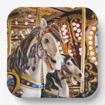 Plaques en papier carrousel