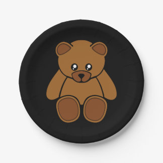 Assiettes En Carton Plaques en papier cartonné Teddy Bear