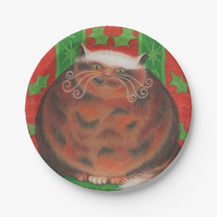 Assiettes En Carton Plaques en papier Christmas Pud