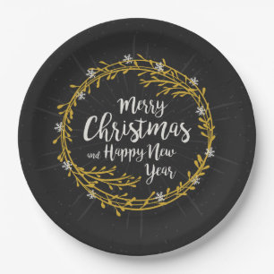 Assiettes En Carton Plaques en papier Christmas Wings