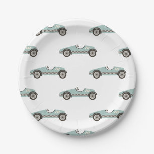 Assiettes En Carton Plaques en papier d'anniversaire de la voiture de 