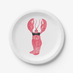 Assiettes En Carton Plaques en papier de boulangerie de homard