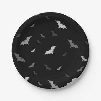 Assiettes En Carton 🦇 Plaques en papier de chauves-souris vampires go