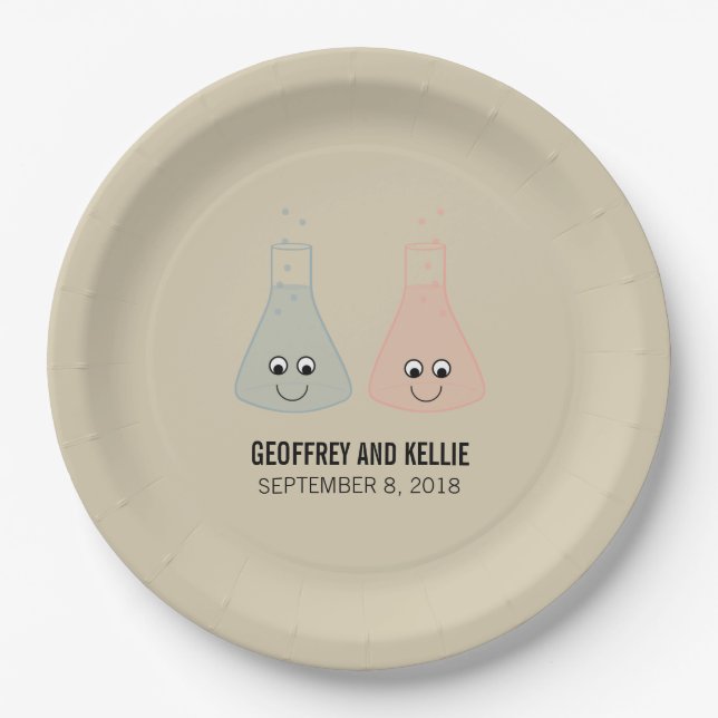 Assiettes En Carton Plaques en papier de chimie (Devant)