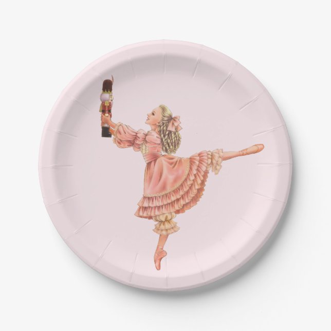 Assiettes En Carton Plaques en papier de Noël (Devant)