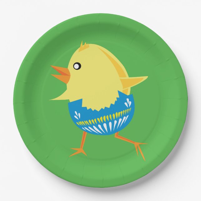 Assiettes En Carton Plaques en papier de Pâques (Devant)