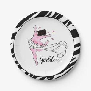 Assiettes En Carton Plaques en papier "déesse lunaire"