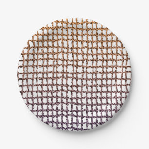 Assiettes En Carton Plaques en papier Filet beige