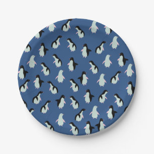 Assiettes En Carton Plaques en papier pingouin mignonnes