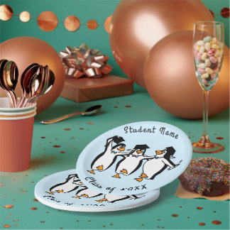 Assiettes En Carton Plaques en papier pingouins