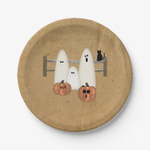 Assiettes En Carton Plaques en papier pour fantômes de pays
