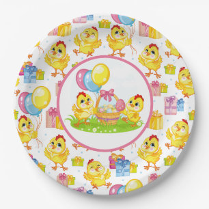 Assiettes En Carton Plaques en papier pour fêtes de Pâques