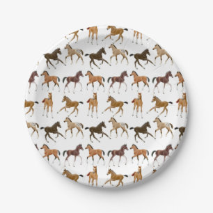 Assiettes En Carton Plaques en papier pour petits chevaux