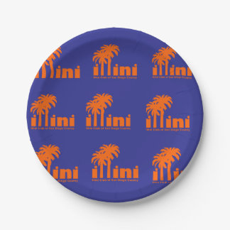 Assiettes En Carton Plaques en papier San Diego Illini