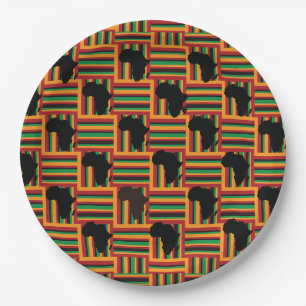 Assiettes En Carton Plaques Kente