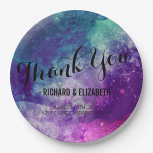 Assiettes En Carton Plaques Mariages Smokey Galaxy