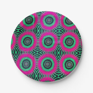 Assiettes En Carton Plaques Motifs africaines