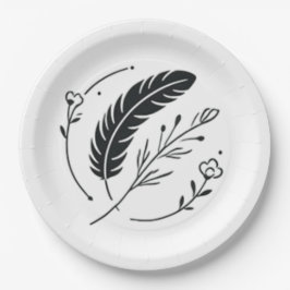 Assiettes En Carton Plaques ou plaques de papier jetables