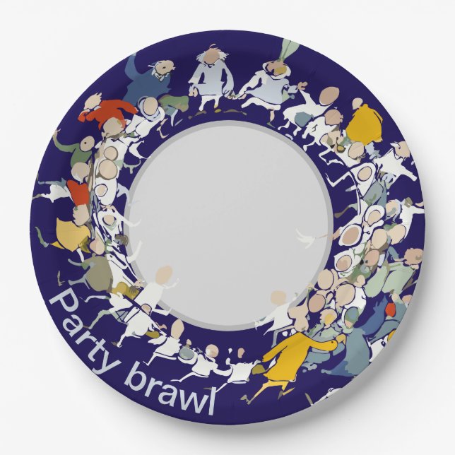 Assiettes En Carton Plaques Pals (Devant)