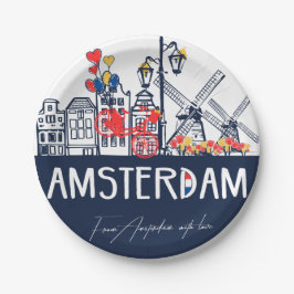 Assiettes En Carton Plaques papier Amsterdam