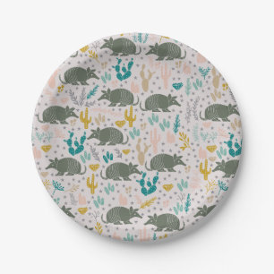 Assiettes En Carton Plaques Papier Armadillo Cute
