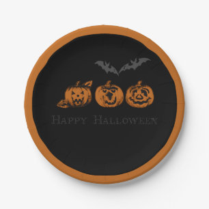 Assiettes En Carton Plaques papier automne/Halloween/citrouille