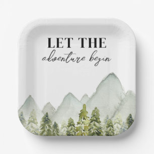 Assiettes En Carton Plaques Papier Aventure Party