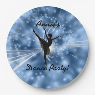 Assiettes En Carton Plaques papier Ballerina Dance Party